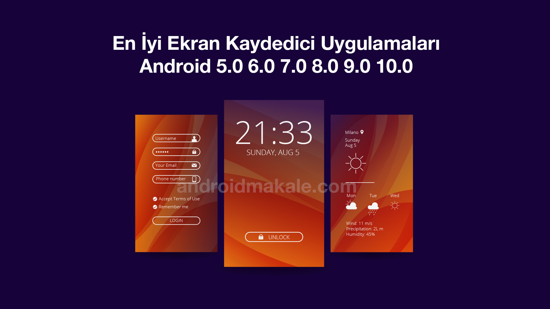 En İyi Ekran Kaydedici Uygulamaları Android 5-6-7-8-9-10 Screenshot ekran görüntüsü kaydetme android 