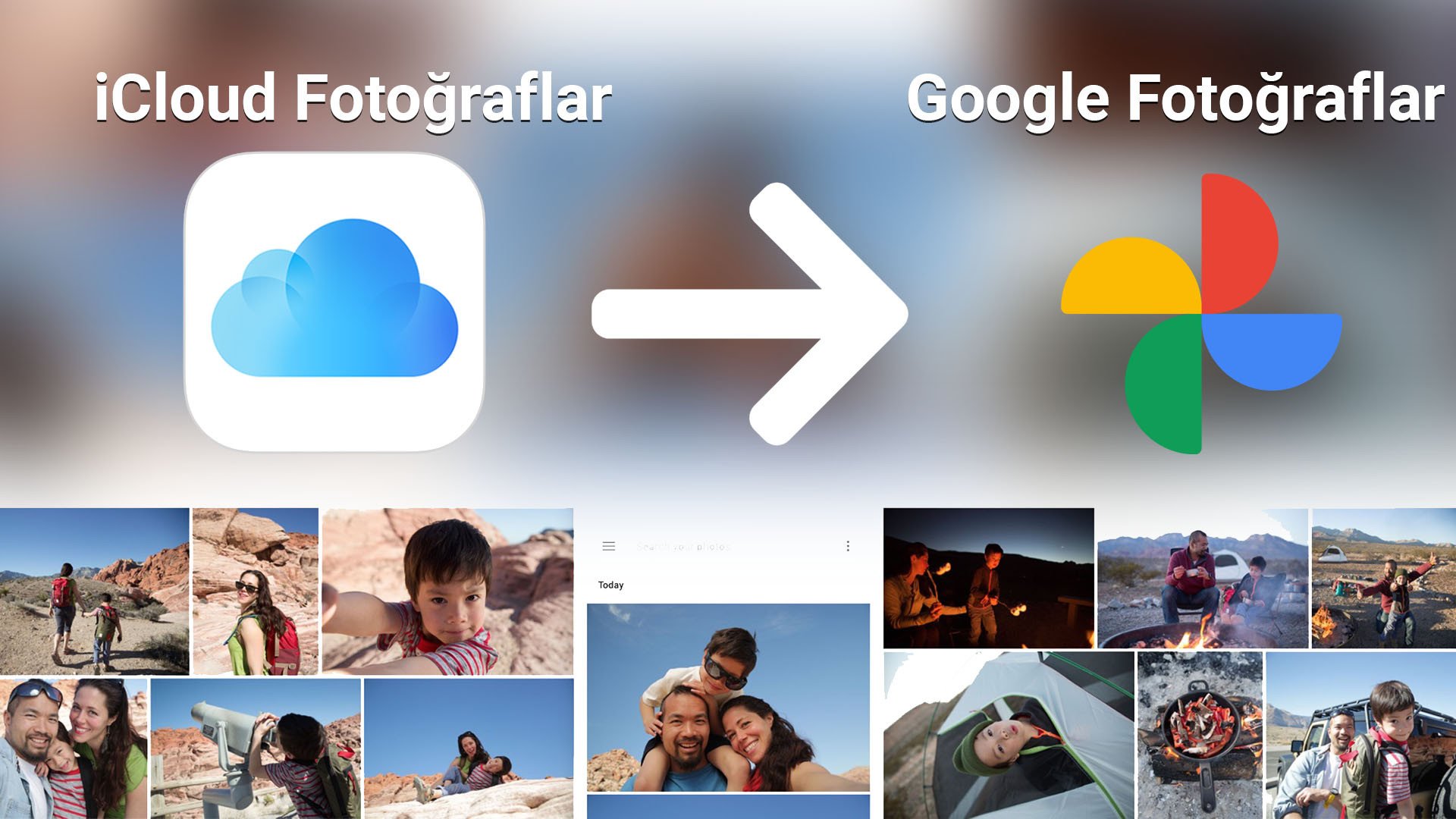 Apple iCloud Fotoğraflarını Google Fotoğraflar'a Kolayca Aktarma 